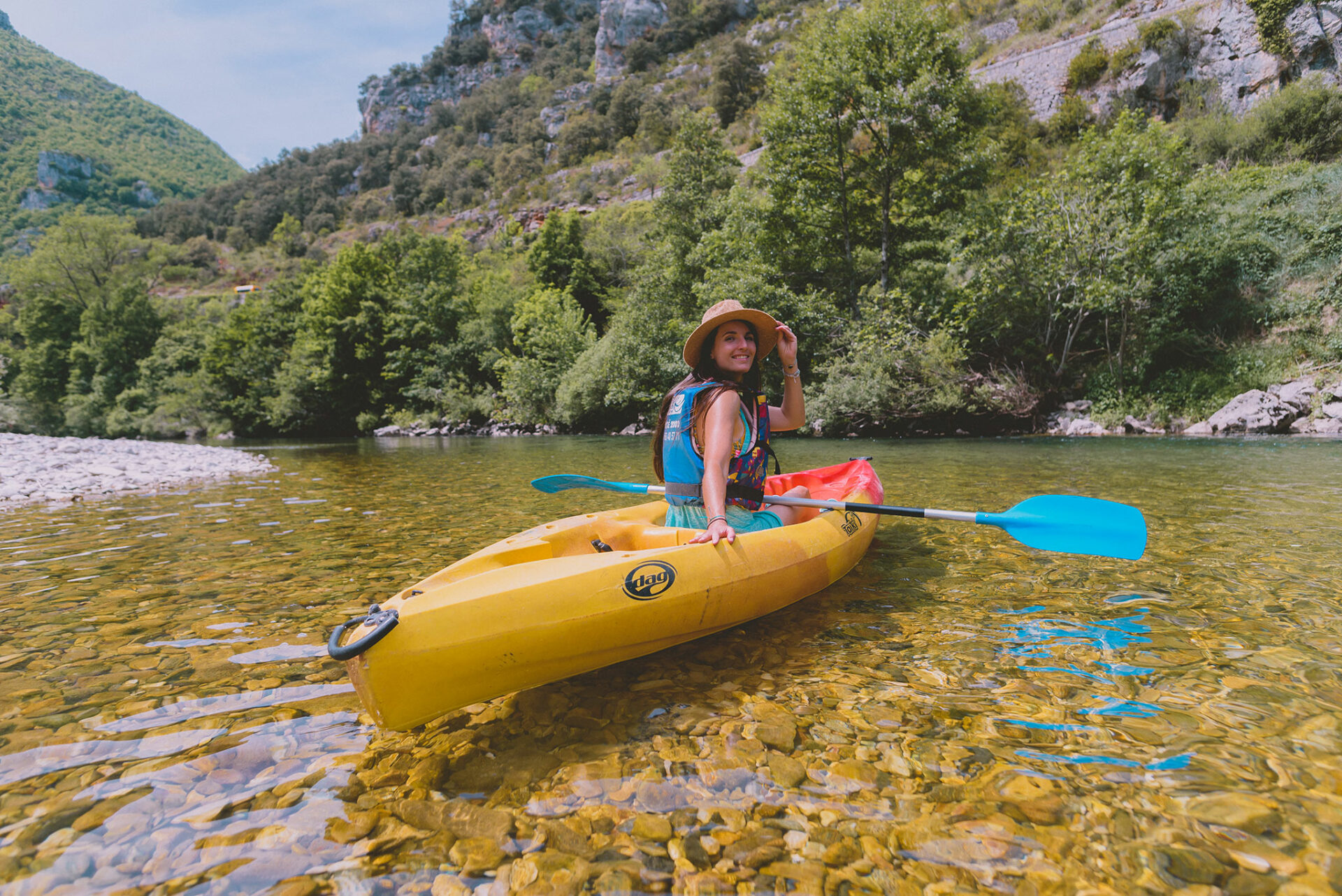 Canoë dans les gorges du Tarn