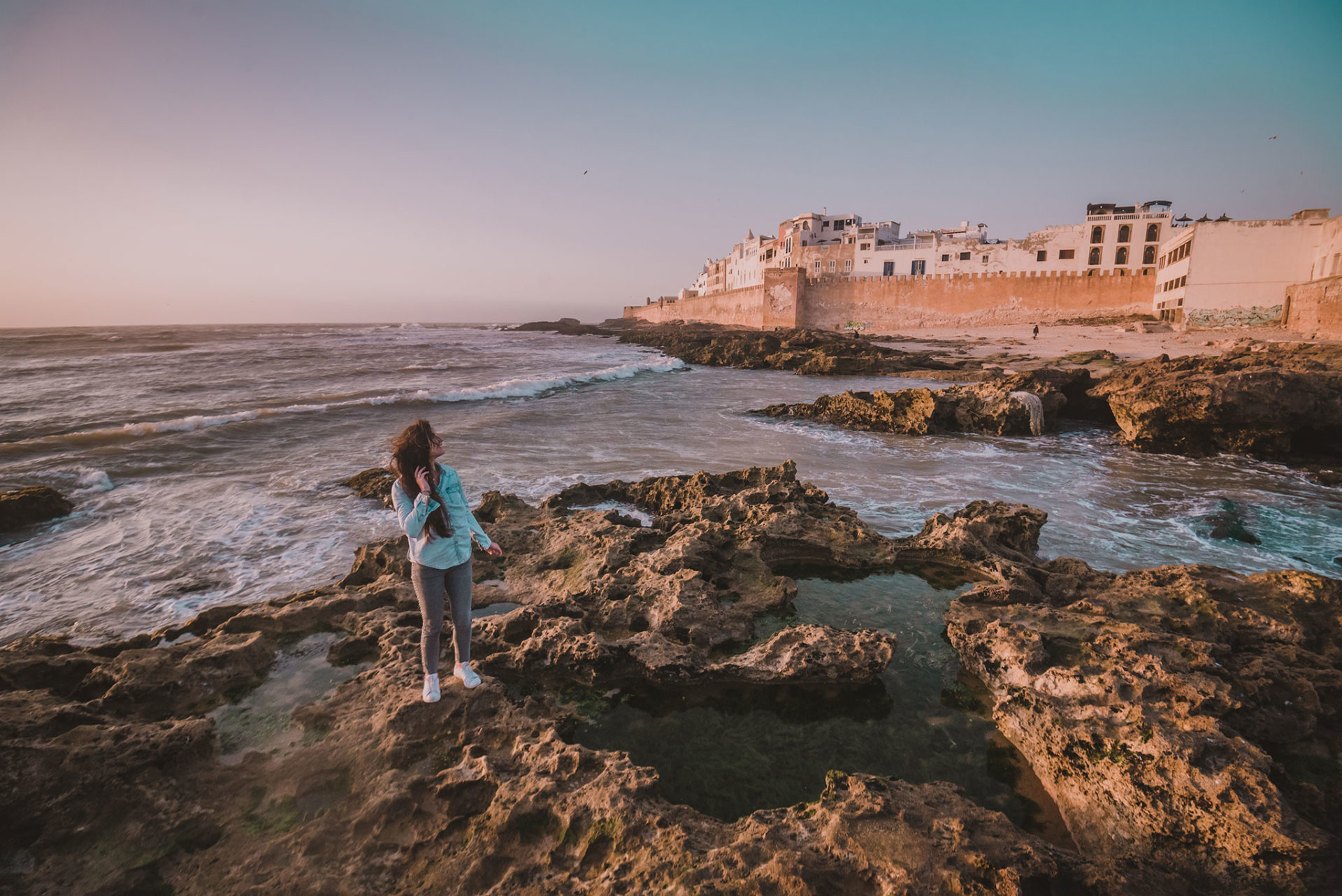 Ville d'Essaouira au Maroc