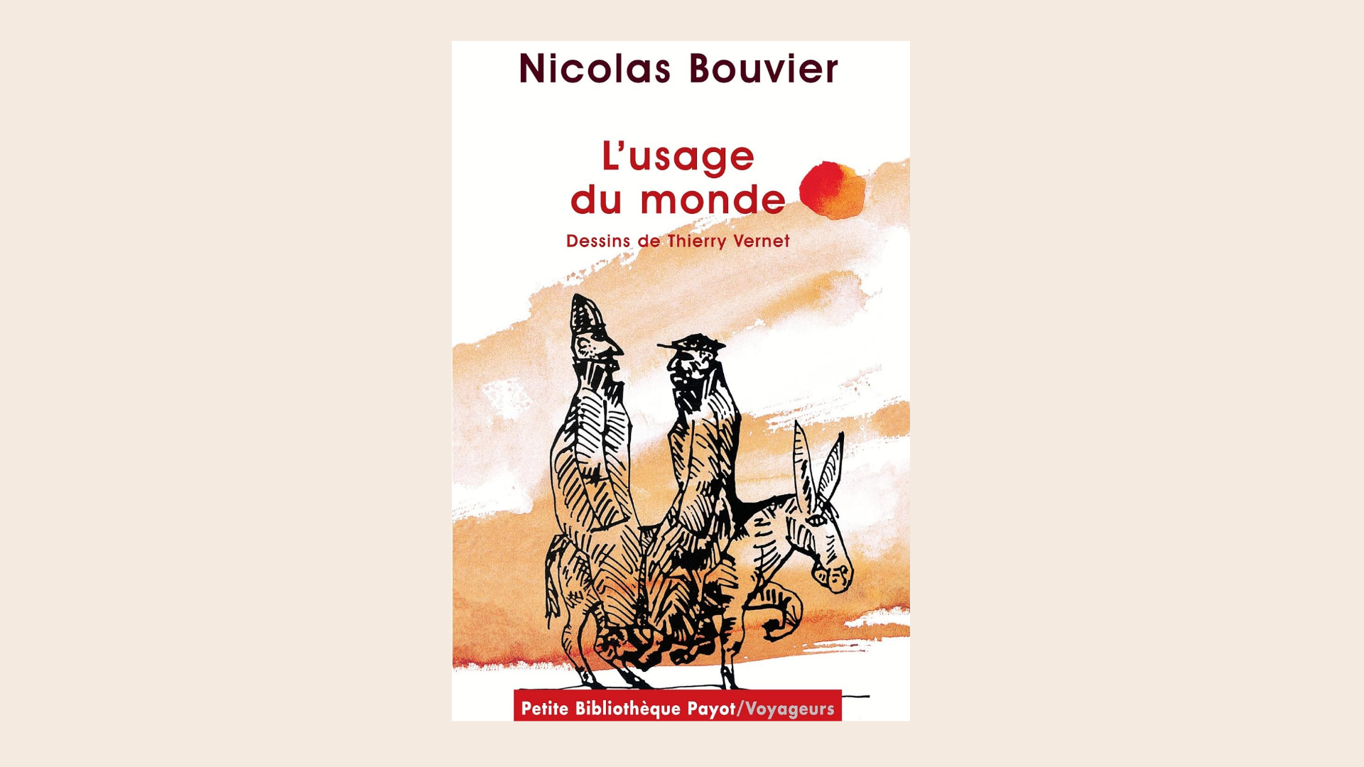 Livre voyage, l'usage du monde