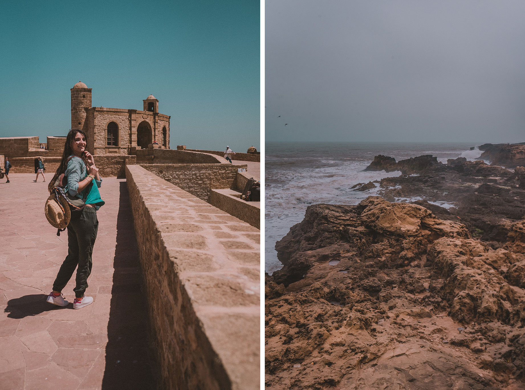 Promenade le long des remparts à Essaouira Promenade le long des remparts à Essaouira (anciennement Mogador)