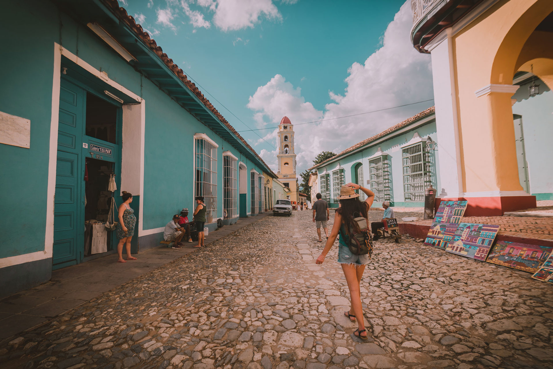 Photo de l'ambiance de Trinidad, à Cuba
