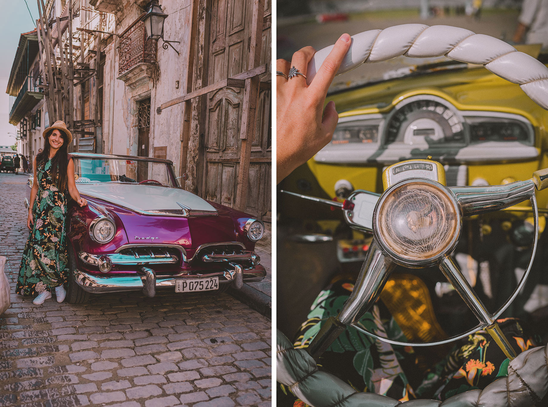 Tour en voiture ancienne à Cuba