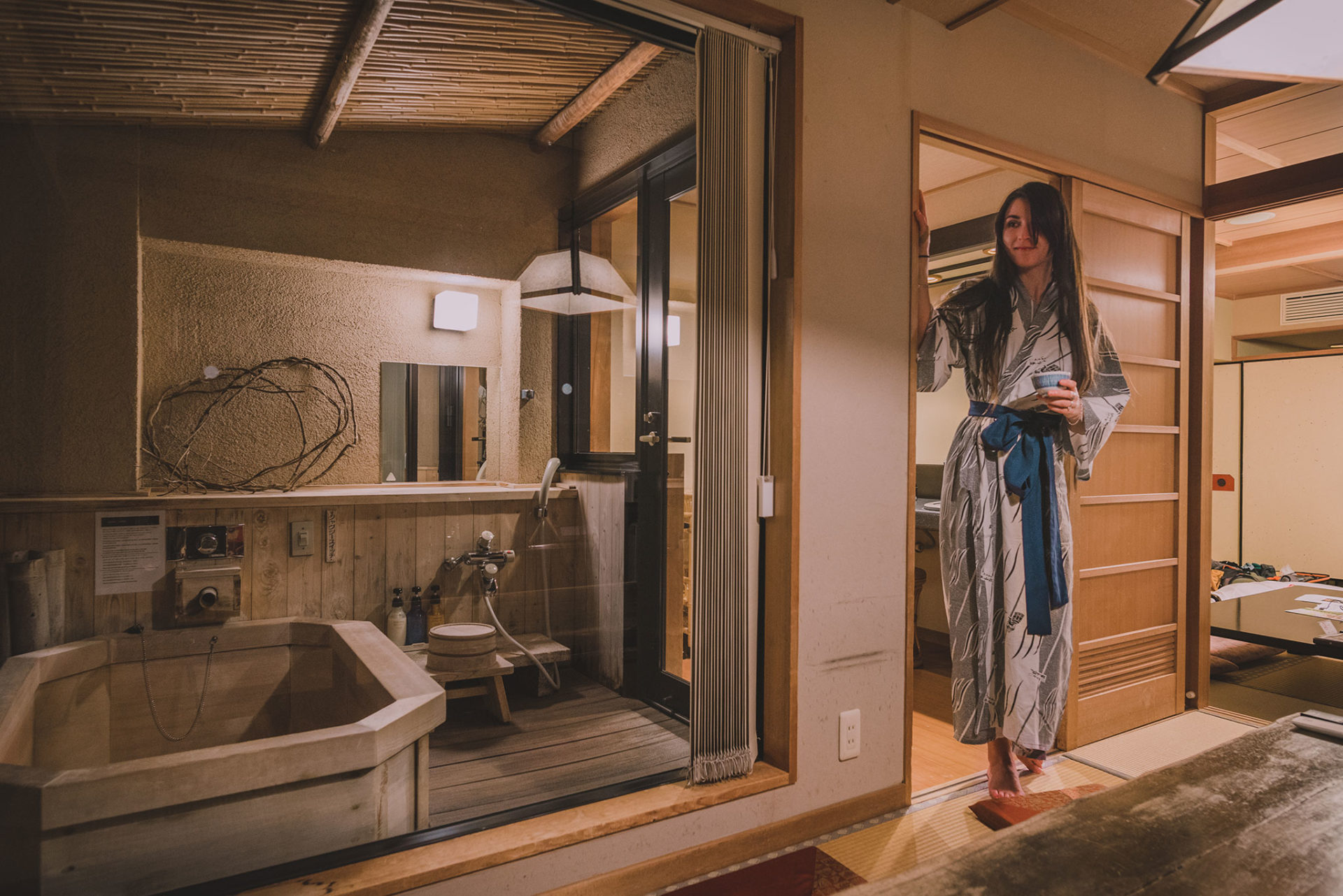 Nuit au Ryokan Yuzanso