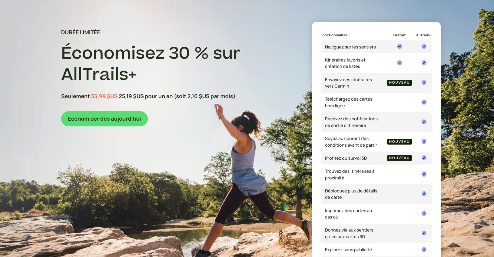 Code promo alltrails+