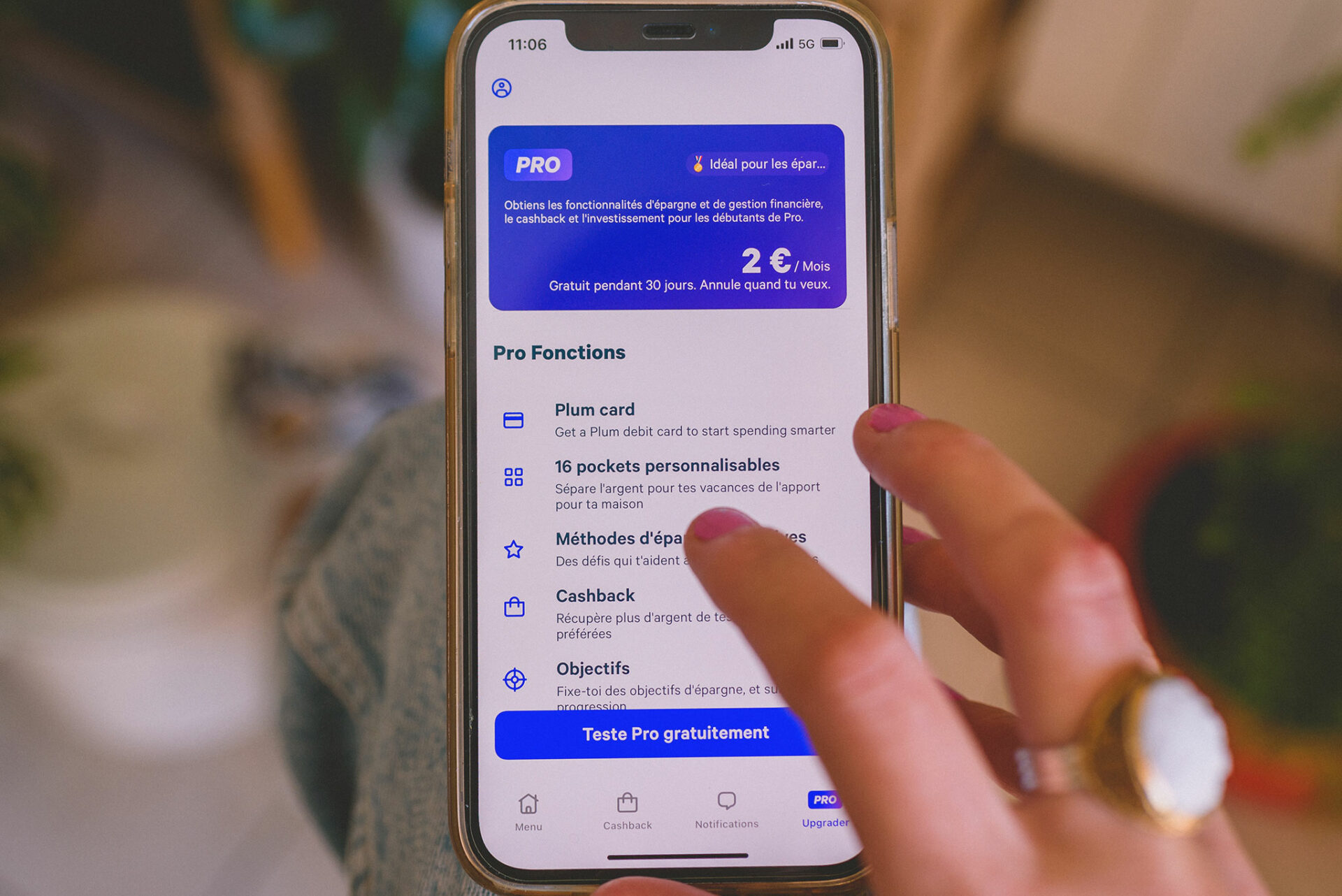 Conseils pour utiliser l'application Plum