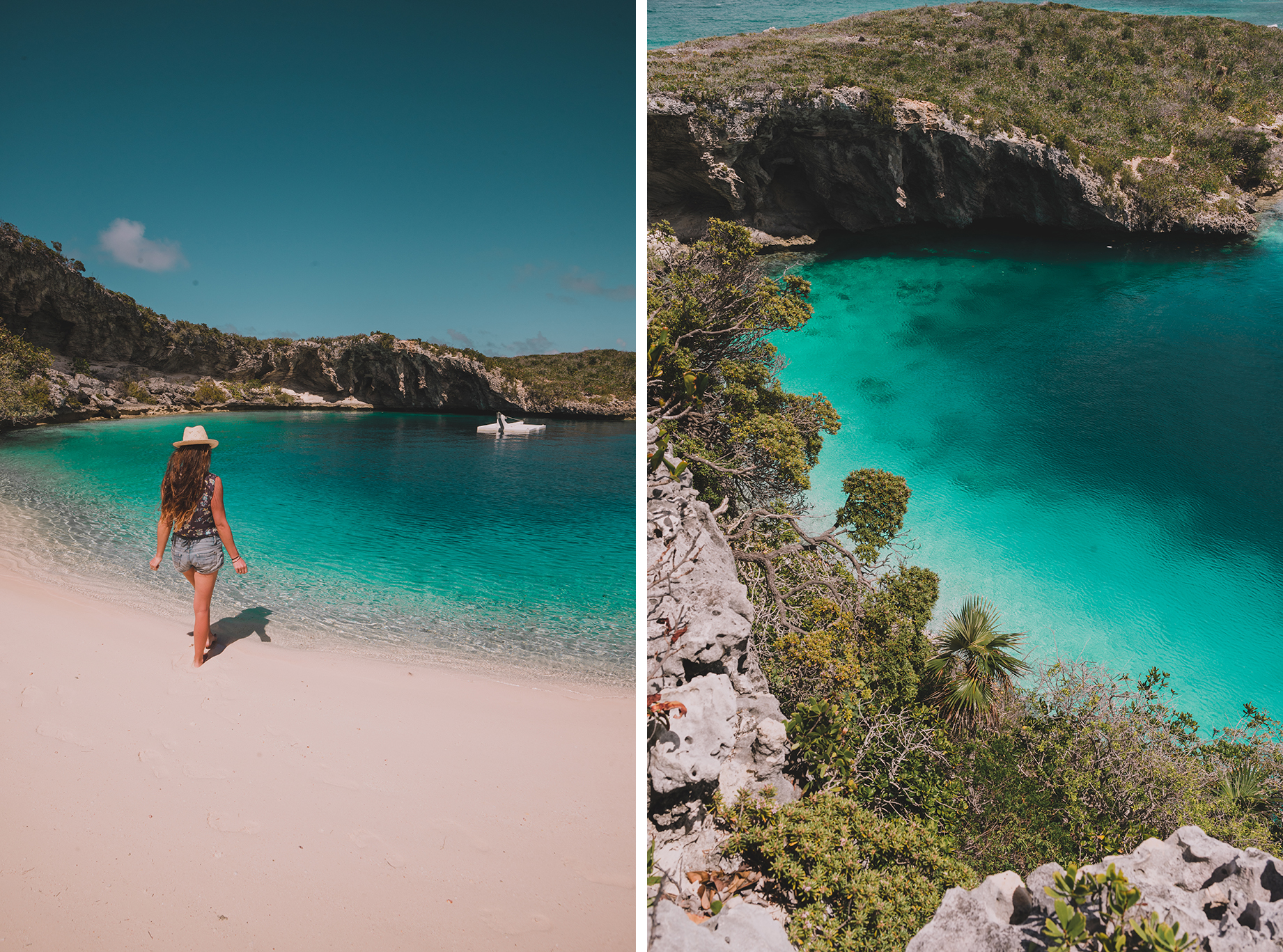 dean's blue hole long island, bahamas