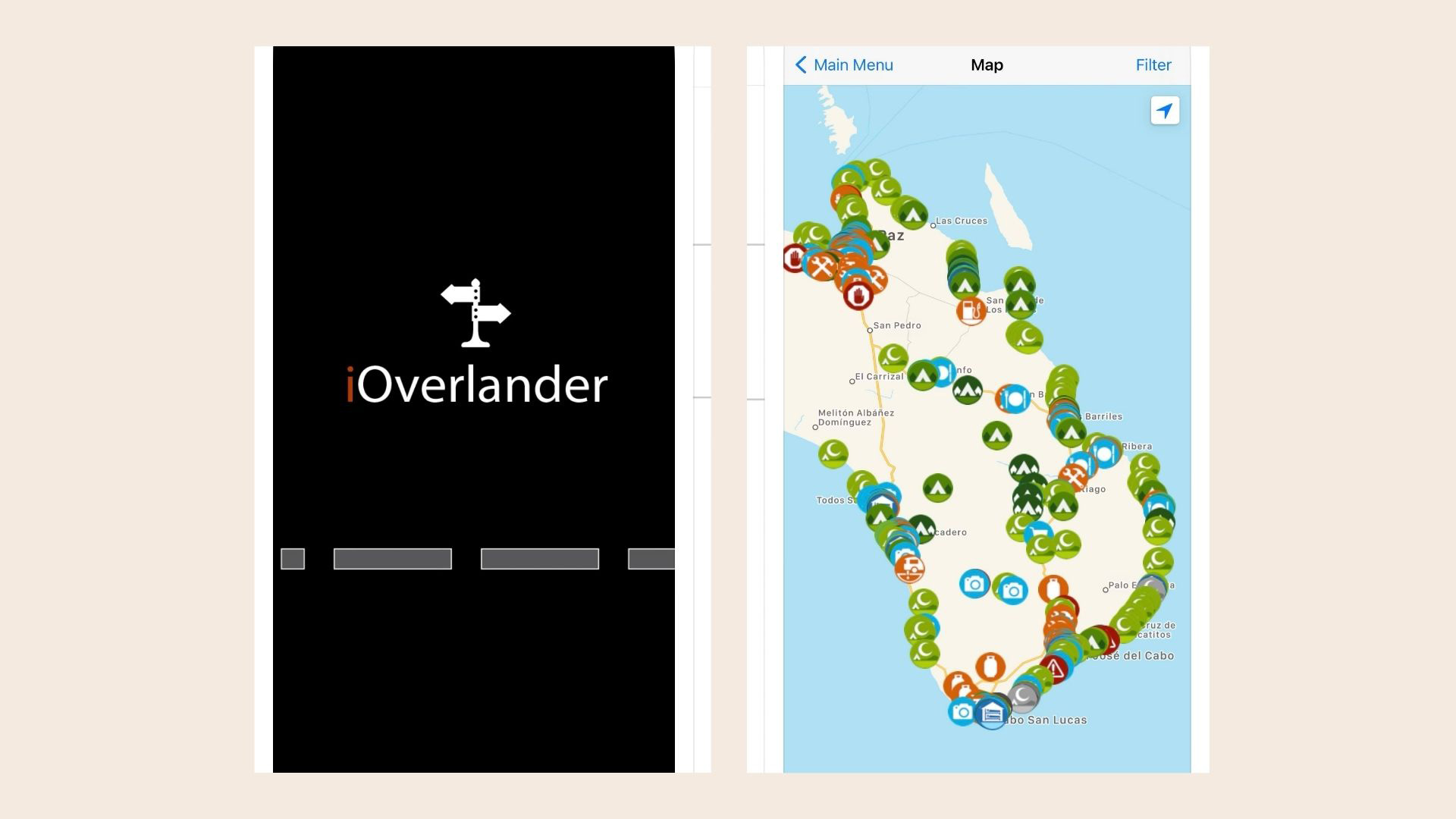 Application iOverlander
