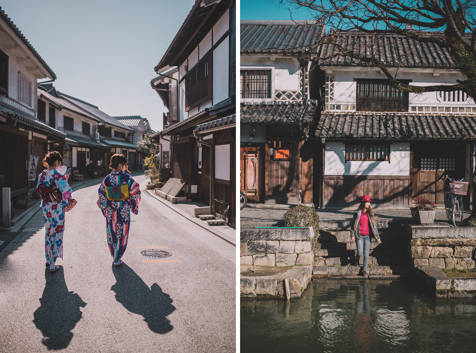 Quartier historique Bikan, Kurashiki, régions de Chugoku, Japon