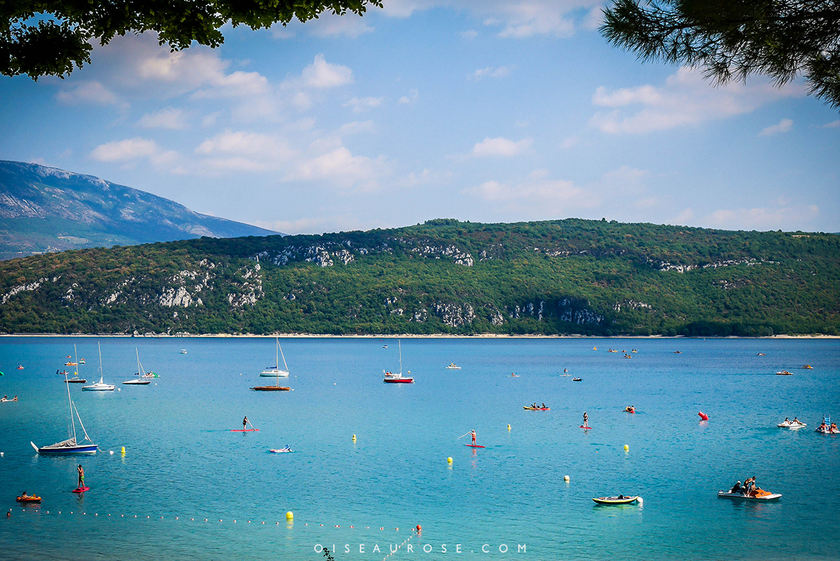 baigner au lac de Sainte-Croix