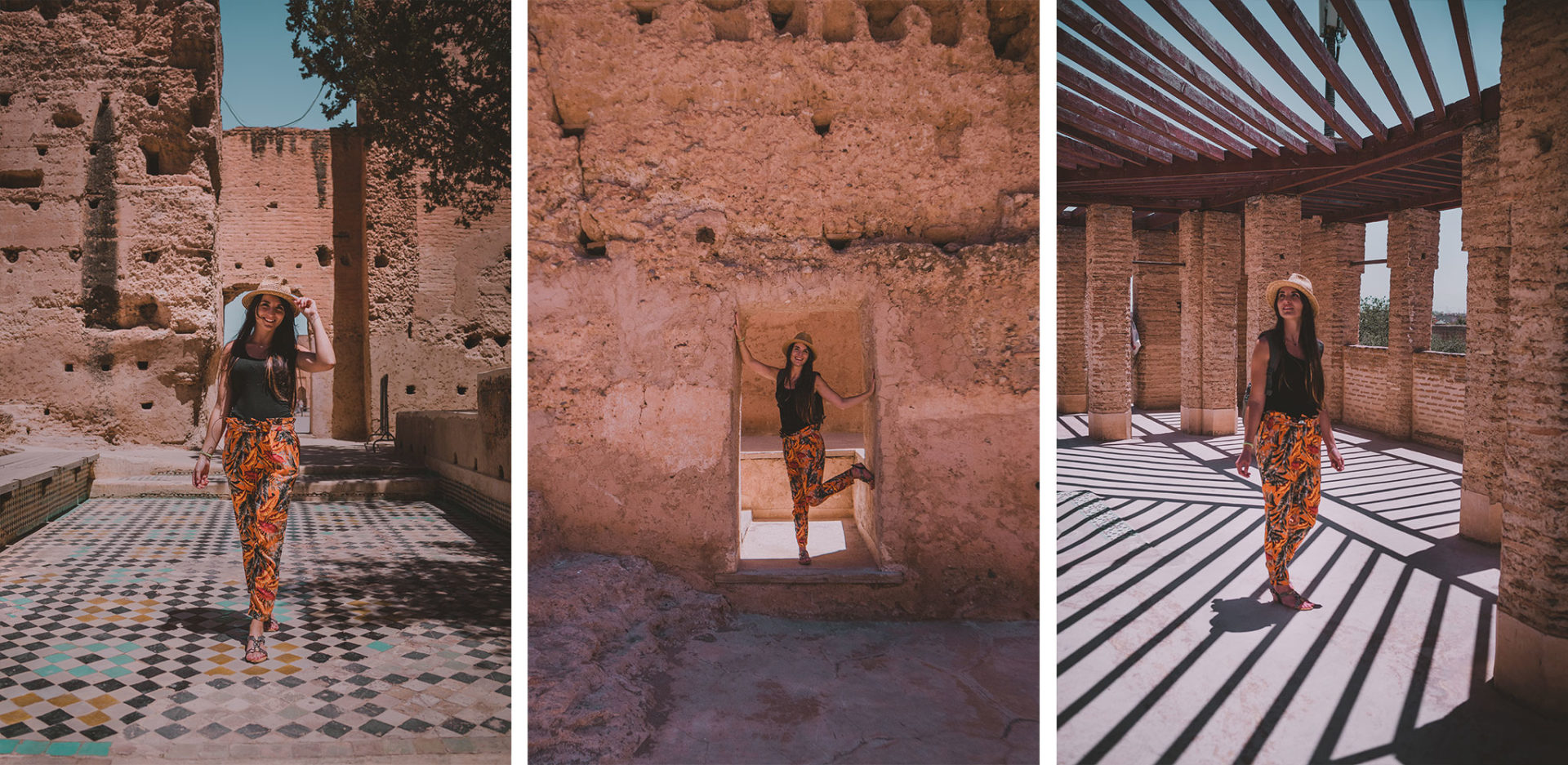 Le palais el Badi à Marrakach