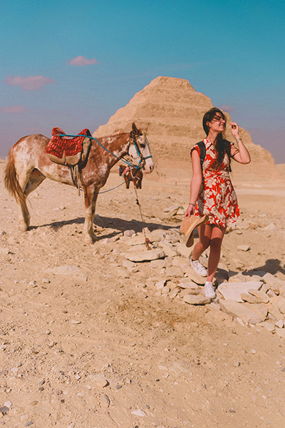 La pyramide à degrés de Djéser